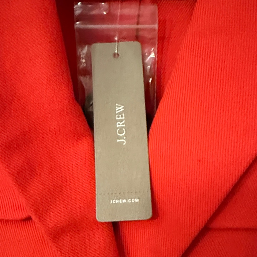 NWT J. Crew Women's Bright Red Blazer sz 10 - Picture 4 of 14